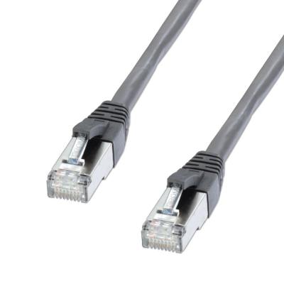 0.5msCROMO CAT6 S/FTP Snagless Gigabit Network Cable - Anthracite